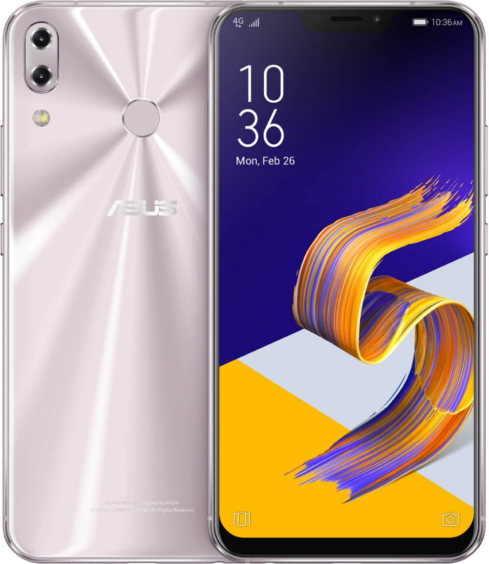 ZenFone 5 front lightpurple