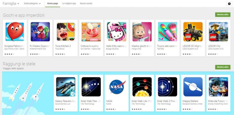 App Android home
