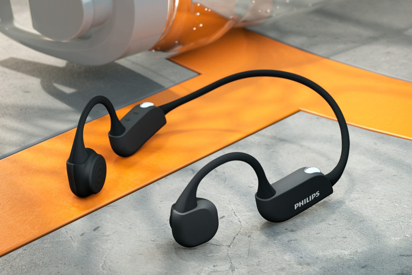 Auricolari Wireless A Conduzione Ossea – Aggancio All'orecchio, Bluetooth 5.3, Batteria 40mAh + Custodia 200mAh, 5 Ore Di Riproduzione (Nero) - 2