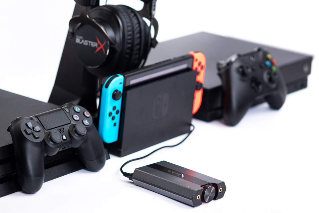 アンプ Creative Sound BlasterX G6 DAC Sound BlasterX G6 - PCやPS4/Nintendo Switchのゲームをより高