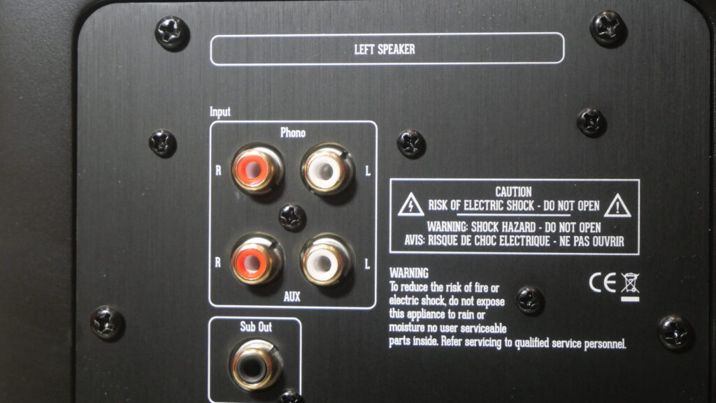 Input analogici phono e linea