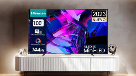 hisense tv 100 pollici