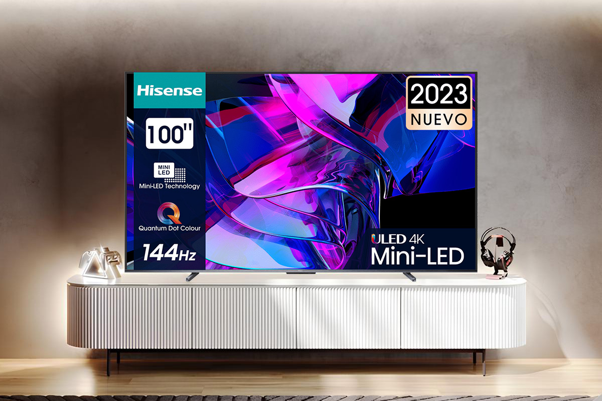 hisense tv 100 pollici