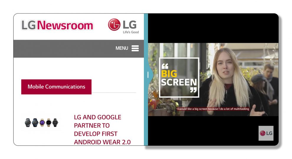 G6 LG UX interfaccia grafica