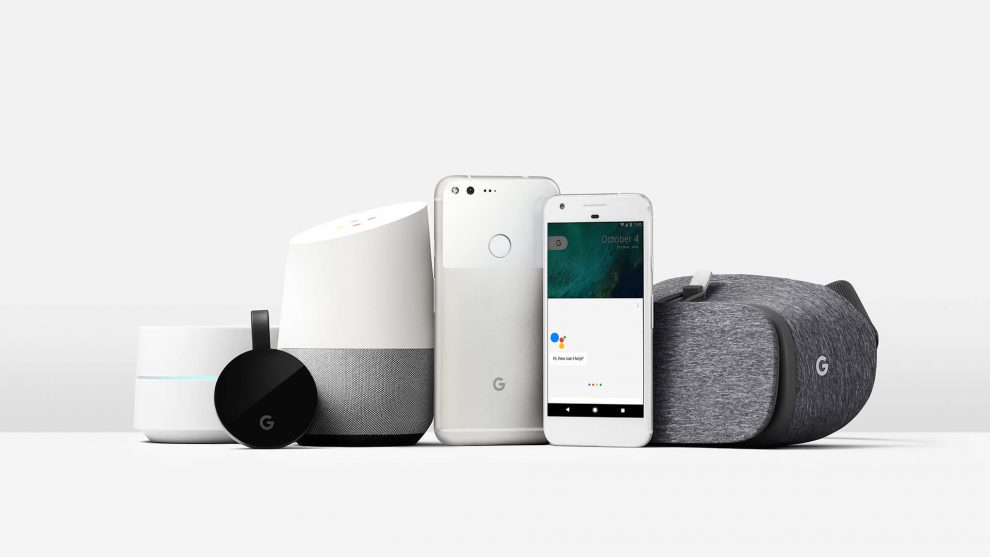 google home pixel family